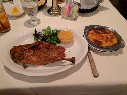 Half Roasted Duck with Orange Sauce