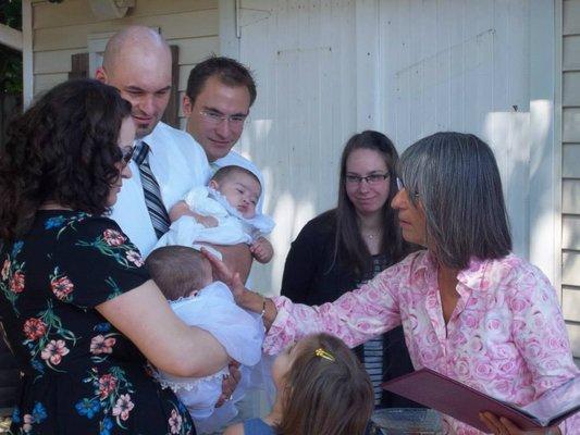 Baby Blessing for new twins