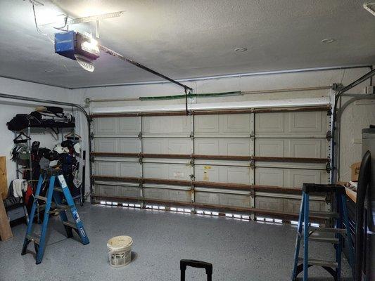 Inside of Old Garage Door