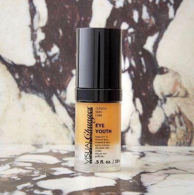 One of our best-selling products - Visual Changes Skincare's Eye Youth serum for dark circles and fine lines.