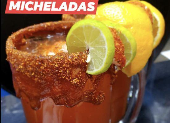 Some refreshing micheladas.