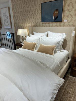 Queen bed display