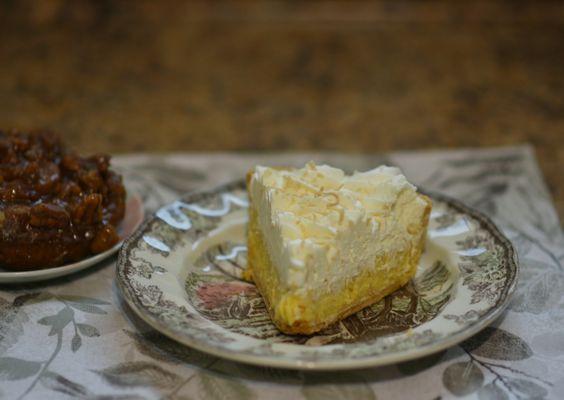 coconut cream pie slice