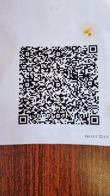 Menu QR Code