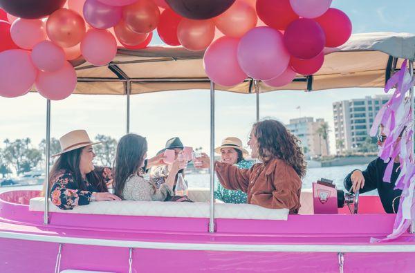 Our boats are perfect for parties and special occasions!