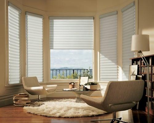 Hunter Douglas Pirouette Shades in Benicia, Napa, Vallejo, American Canyon, Fairfield, Concord, Walnut Creek, Pleasant Hill, CA