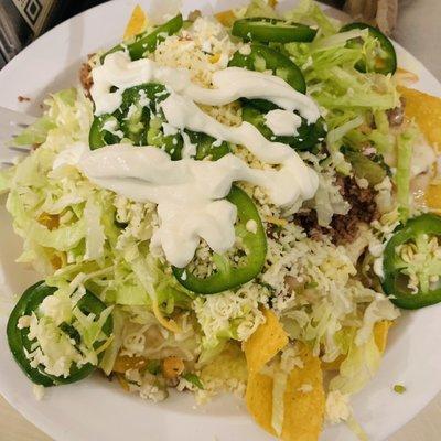 Nachos with beef