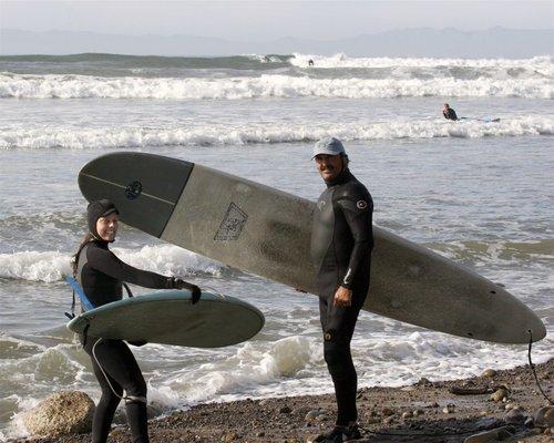 Mike and Karen Smith at the point