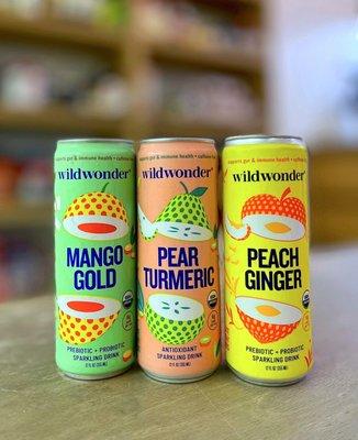 Love these sparkling prebiotic+probiotic drinks! 35 calories+6 grams of sugar. Caffeine-free. $3.99 each. 5% of profits goes to charity.