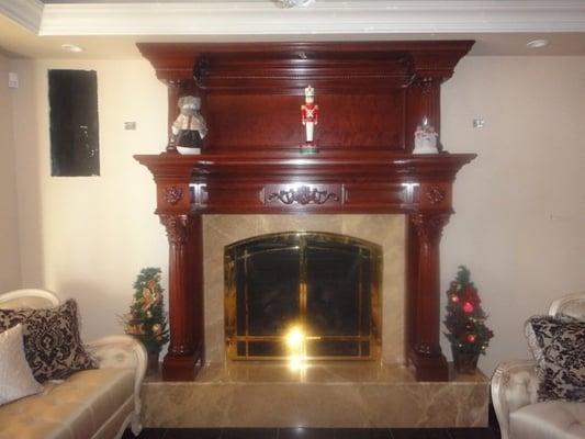 The Double Philadelphia Mantel in Cherry