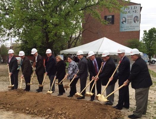 Groundbreaking for the major museum & library expansion