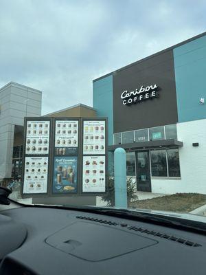 Caribou Coffee drive through