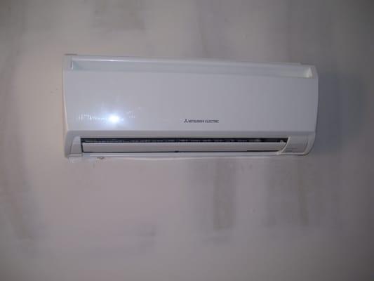 An indoor Mitsubishi unit