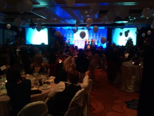 Corporate Event Lighting and screen rentals