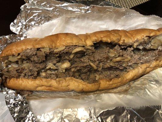 Mushroom Cheese Steak