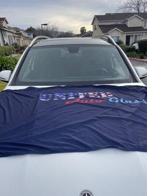 Windshield Replacement completed with precision by a certified UAG technician.