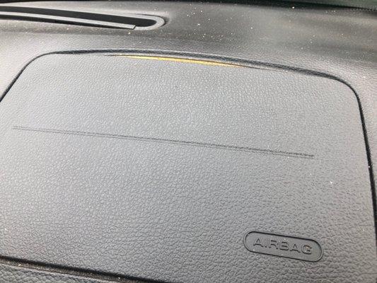 Wives car after airbag recall install