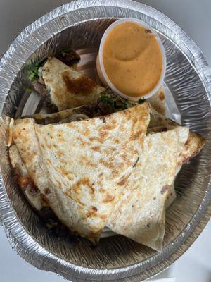 Beef quesadilla