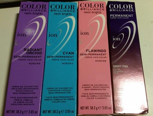 Ion funky demi permanent  hair color