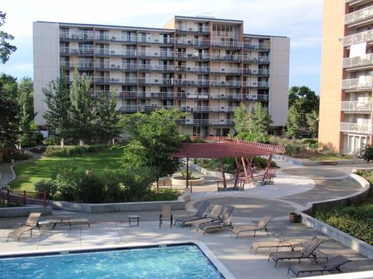 Courtyard and pool