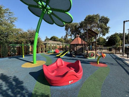 View of toddler playground.