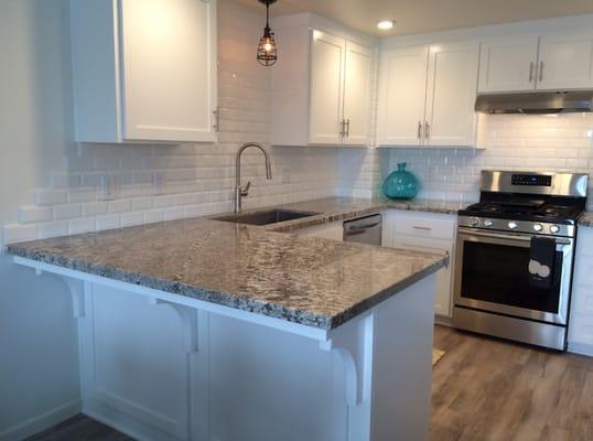 We love our new kitchen! Jack and Brenda helped design it, and Rick did an amazing job installing it.