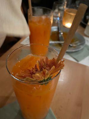 Carrot based cocktail...fire!!