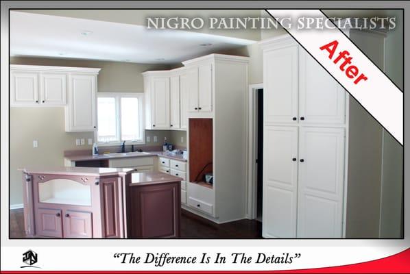 Nigro Painting Specialists cabinet painting company in overland park cabinetry painting and refinishing in lees summit.