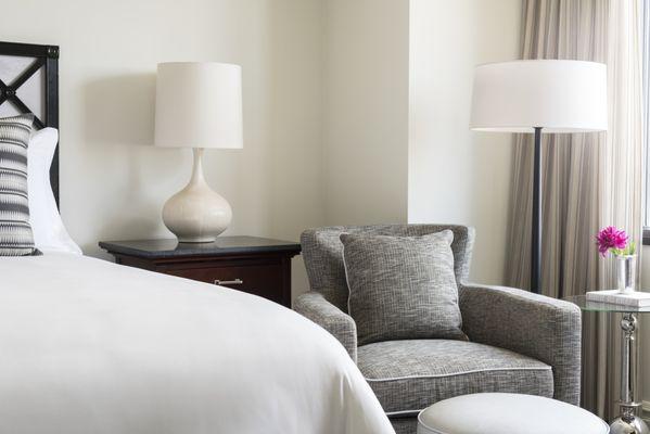 Elegant guest rooms and suites at The Ritz-Carlton, Pentagon City