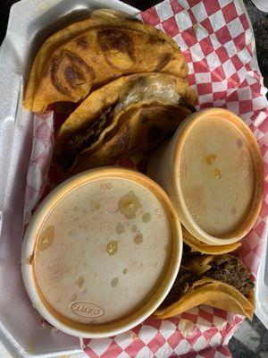 Combo 1: 2 queso birria tacos, 2 birria tacos