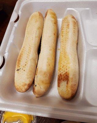 Breadsticks came with cheese