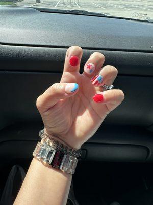 4th of July Nails