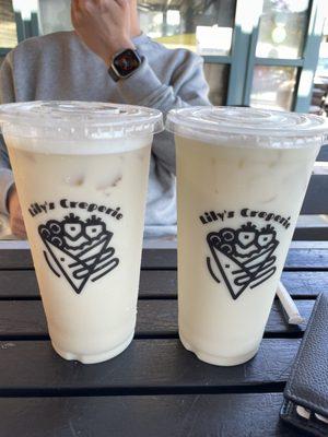 Green milk tea High mountain jade tea