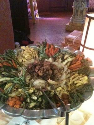 Beautiful delish veggie display