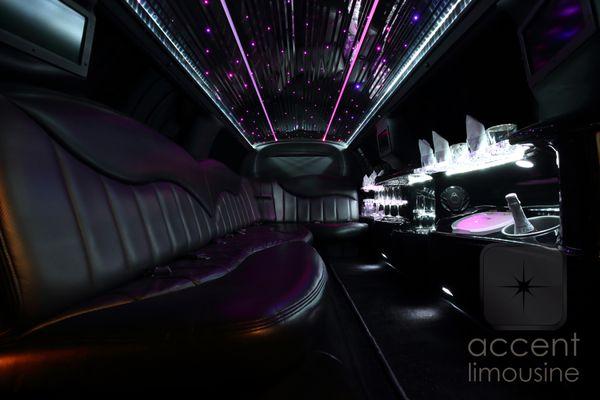 10-Passenger Limousine Interior