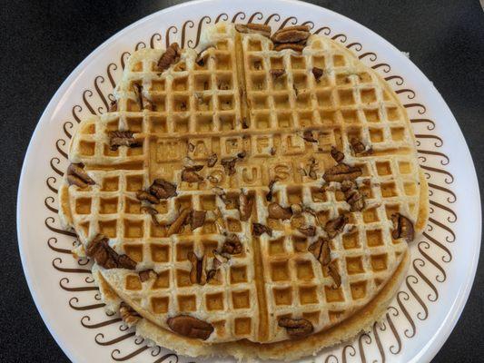 Waffle with pecans, Foley