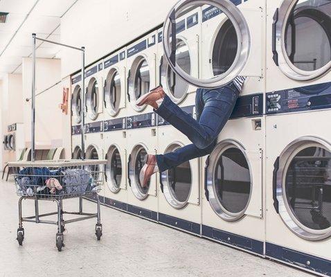 Don't get "stuck" in the laundromat, let the laundry ladies help!