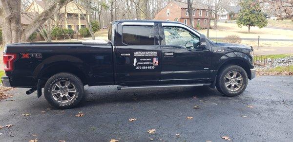 American Surveying 270-554-6930 Veteran Owned Business      My work truck. Particularly for hauling my 4-wheeler.