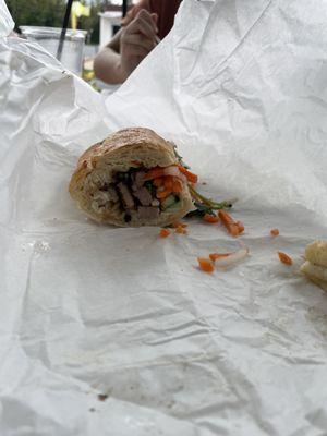 Half a Banh Mi - Grilled Pork