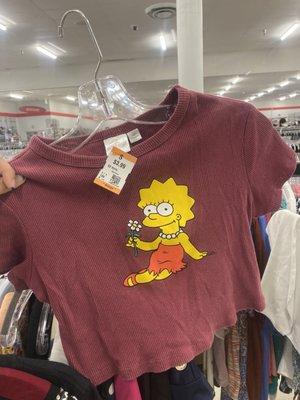 Corduroy Lisa Simpson shirt