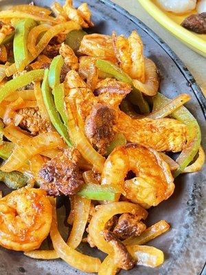 Shrimp&steak Fajita