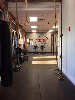 CrossFit area entrance