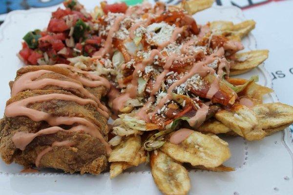 Honduran Tajaditas de pollo