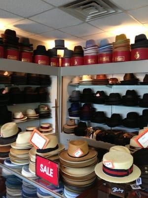 Just one corner of hat paradise.