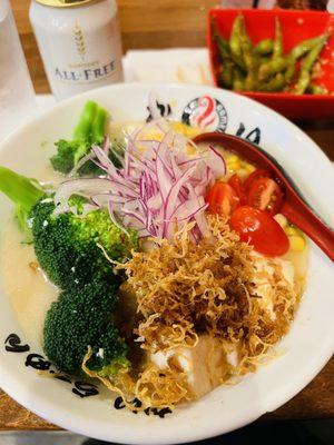 Creamy Vegan Tonkotsu Ramen