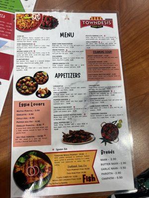 Apps and mains menu