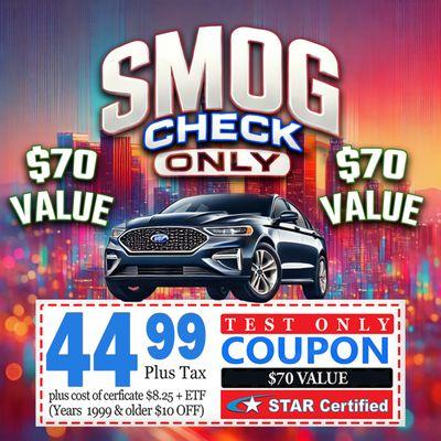 www.cypress-smogcheck.com #cypresssmogcheck #testonly #starstation #certified #testcar #losangeles #emissiontest #inspection #inspector #la