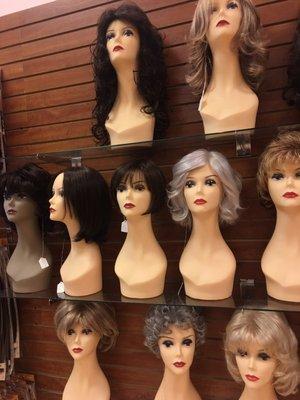 Many many wigs