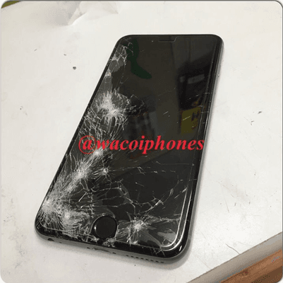 iPhone 6 shattered glass Repairs done in 1hr