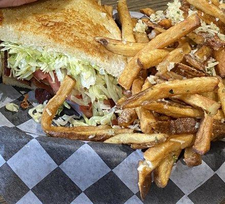 BLT garlic fries